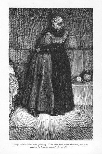 George Eliot、c1885によるAdam Bedeのシーン 作： William Small