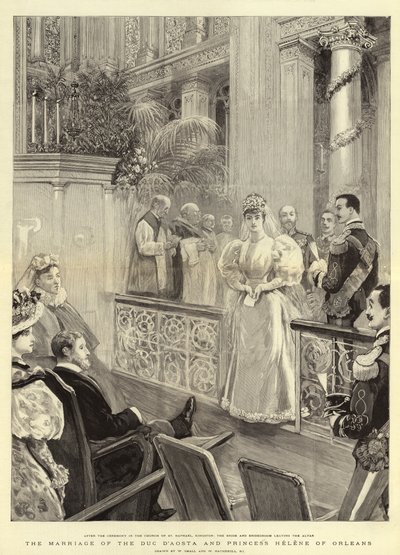 オルレアンのダクダオスタとヘレン王女の結婚 作： William Small