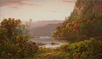 バージニア州バレー川沿い、1864年 作： William Sonntag