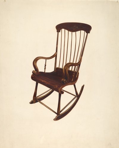 ロッキングチェア：ビショップ・ヒル 作： William Spiecker