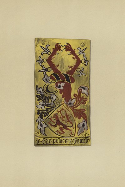 エドワードチャールトン卿、ポウイスのチャールトン卿、1406-7-1420（クロモリト） 作： William St John Hope