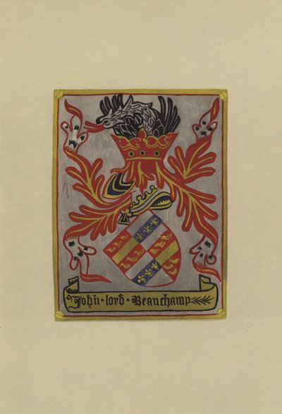 サー・ジョン・ボーチャンプ、ポーウィックのボーチャンプ卿、1445-1475（クロモリト） 作： William St John Hope