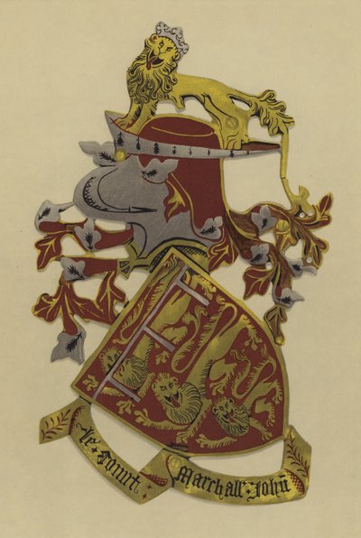 ノーフォーク公爵と伯爵元帥、ジョン・モーブレー卿、1421-1432（クロモリト） 作： William St John Hope