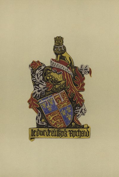 リチャードプランタジネット卿、ヨーク公、1475-1483（クロモリト） 作： William St John Hope