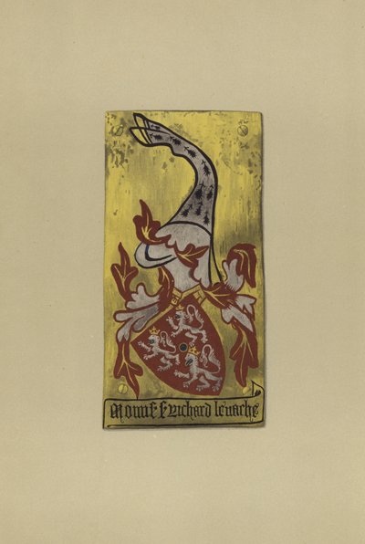 リチャード・デ・ラ・ヴァシュ卿、1355- 1366年（クロモリト） 作： William St John Hope