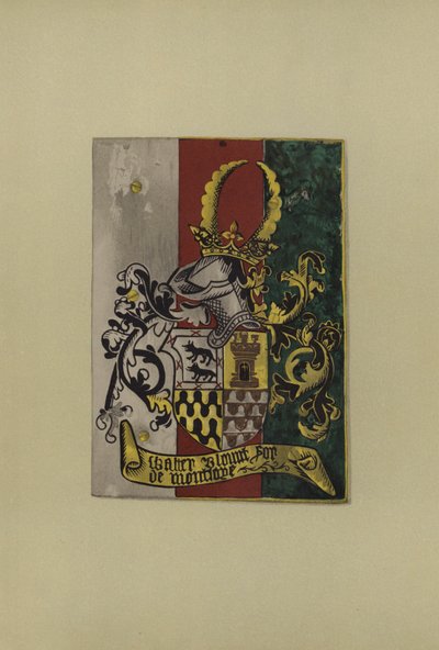 ウォルター・ブラウント卿、マウントジョイ卿、1472-1474（クロモリト） 作： William St John Hope