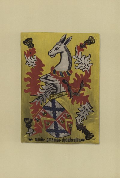 ウィリアムチェンバレン卿、1461-1463（クロモリト） 作： William St John Hope