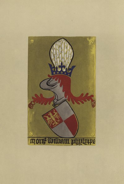 ウィリアムフェリップ卿、バードルフ卿、c 1418-1441（クロモリト） 作： William St John Hope