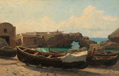 マリーナ・ピッコラ、カプリ島、1858年頃。 作： William Stanley Haseltine