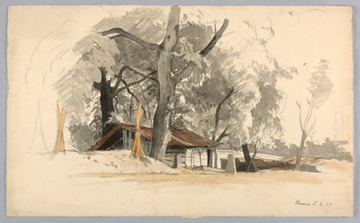 風景の研究、バヴェーノ、マッジョーレ湖、イタリア 作： William Stanley Haseltine