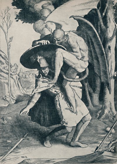クリスチャンファイティングアポリオン、1895年、1923年 作： William Strang