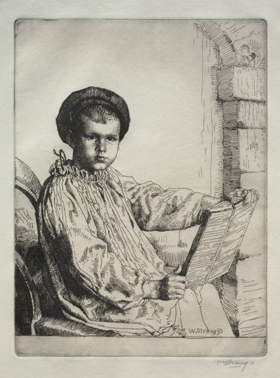 デビッドR.ストランド、1895年。 作： William Strang