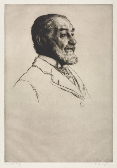 フレデリックハリソン、1914年。 作： William Strang