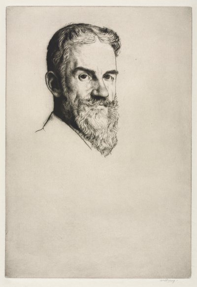 ジョージバーナードショー、1907年。 作： William Strang
