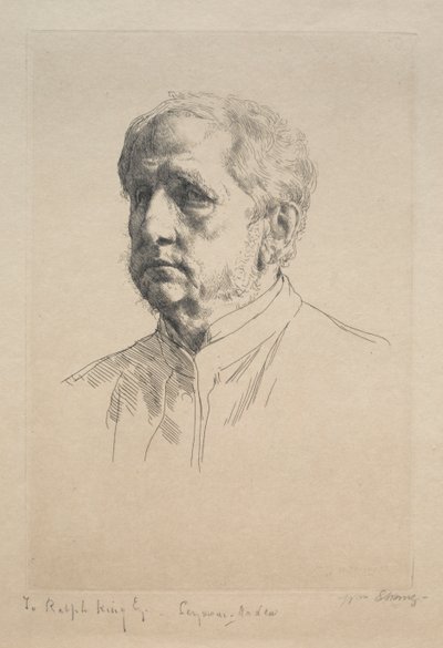フランシス・シーモア・ヘイデン卿、1883年。 作： William Strang
