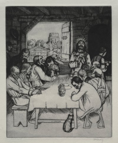 最後の晩餐 作： William Strang