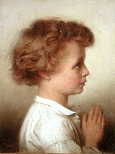 祈りのとき 作： William Strutt