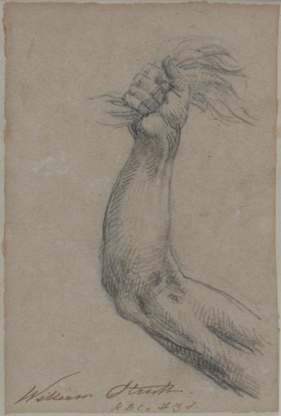 失われたヘラクレスの絵の研究 作： William Strutt
