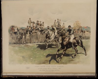 ポロ・ポニーのポニーレース 作： William Sullivant Vanderbilt Allen