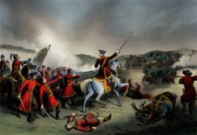 プルトワの戦い、大北方戦争（印刷物） 作： William T. Hulland
