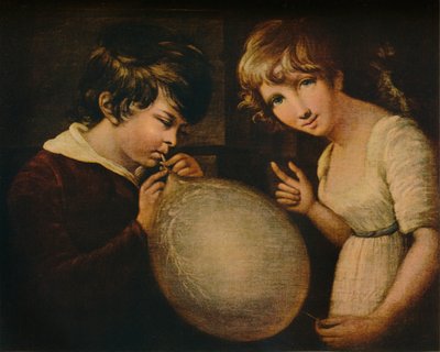 18世紀の膀胱を持つ少年と少女 作： William Tate