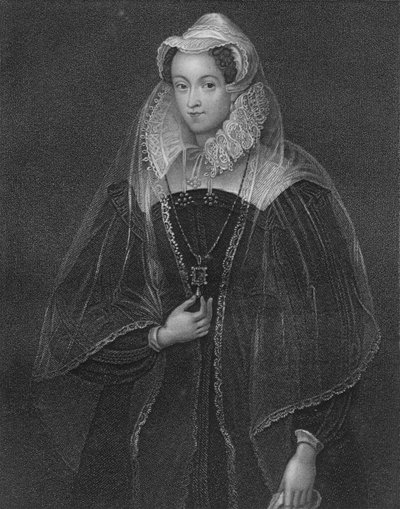 メアリー、スコットランドの女王、19世紀初頭から中期。 作： William Thomas Fry