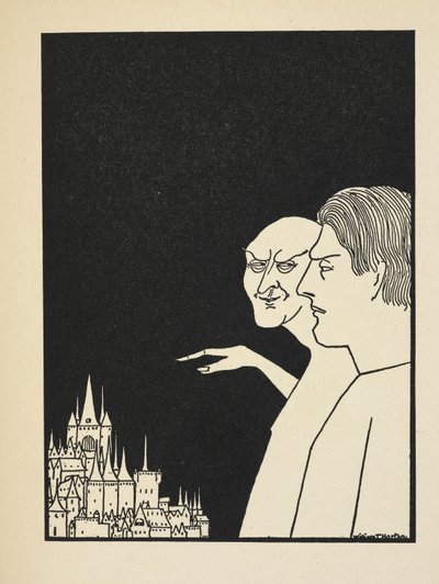 誘惑、「A Book of Images、W. B. Yeats によって紹介された」のプレート 49 作： William Thomas Horton