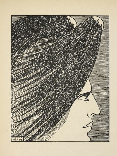 死の天使、「W. B. イェイツによって紹介されたイメージの本」のプレート 53 作： William Thomas Horton
