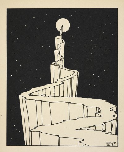月への道、「W. B. イェイツによって紹介されたイメージの本」のプレート 39 作： William Thomas Horton