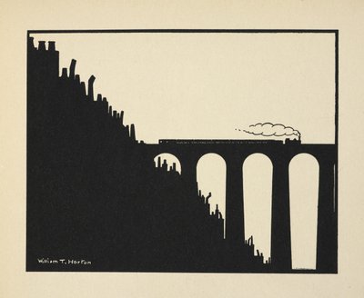 高架橋、「A Book of Images、W. B. Yeats によって紹介された」のプレート 37 作： William Thomas Horton