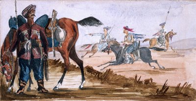 ？バックグラウンドでエクササイズをしているCircassiaなどのバシバズーク？ 作： William Thomas Markham