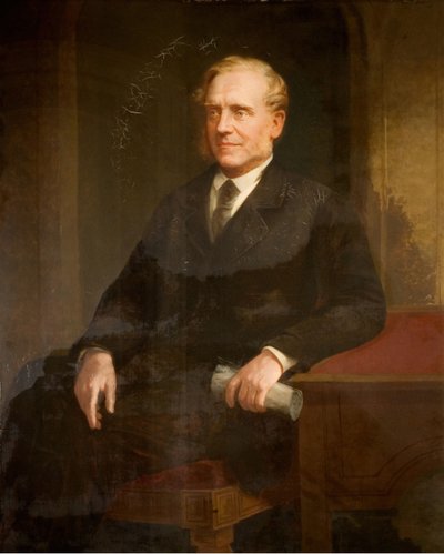 市会議員ヘンリー・ホークスの肖像 1876年 作： William Thomas Roden