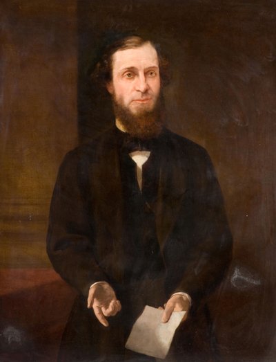 エドウィン・イェーツの肖像 19世紀 作： William Thomas Roden