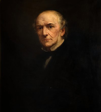 ウィリアム・エワート・グラッドストーン1809-1898年の肖像、1877年。 作： William Thomas Roden