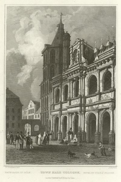 ケルン市庁舎 作： William Tombleson