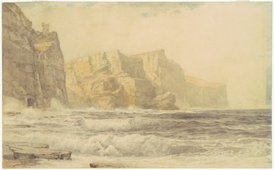 バルダート城、キルキー、クレア州、アイルランド 作： William Trost Richards