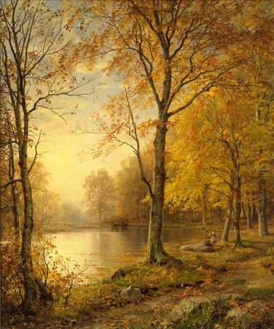 インドの夏、1875。 作： William Trost Richards