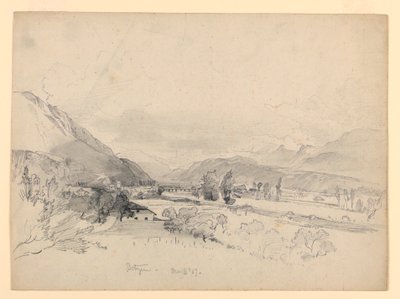 風景, バウツェン, ドイツ 作： William Trost Richards