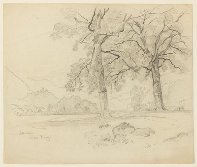 風景, ブリエンツ湖, インターラーケン, スイス 作： William Trost Richards