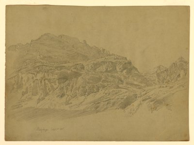風景, マイリンゲン, スイス 作： William Trost Richards