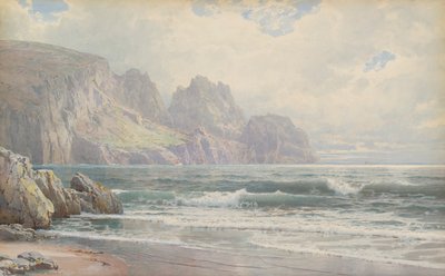 岩の多い海岸線 作： William Trost Richards