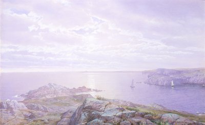 ロッキーコーブ、1876年 作： William Trost Richards