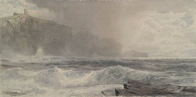 海と崖 作： William Trost Richards
