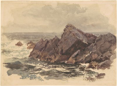 岩のある海の風景 作： William Trost Richards