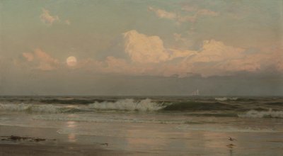 八月の月 作： William Trost Richards