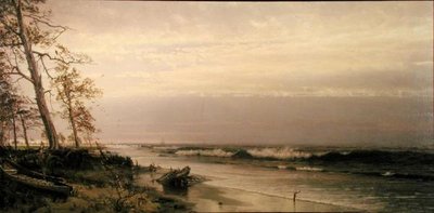 ニュージャージーの海岸 作： William Trost Richards