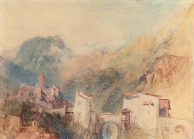 ヴァルダオスタの城 作： Joseph Mallord William Turner