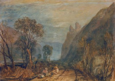 ラインの眺め–バウツブルク 作： Joseph Mallord William Turner