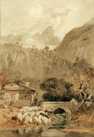 クリューズの谷からのエギレット 作： Joseph Mallord William Turner