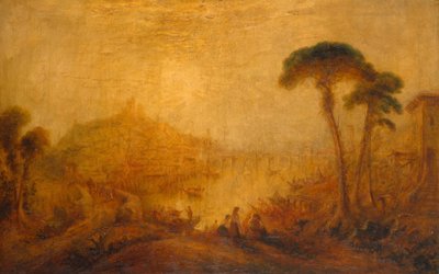数字で古代の風景 作： Joseph Mallord William Turner